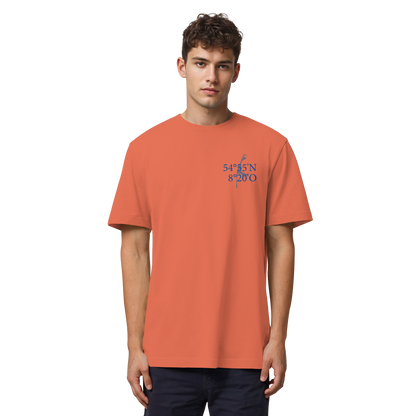 Deine Koordinaten_blau - Heavy T-Shirt (Relaxed Fit bis 3XL)