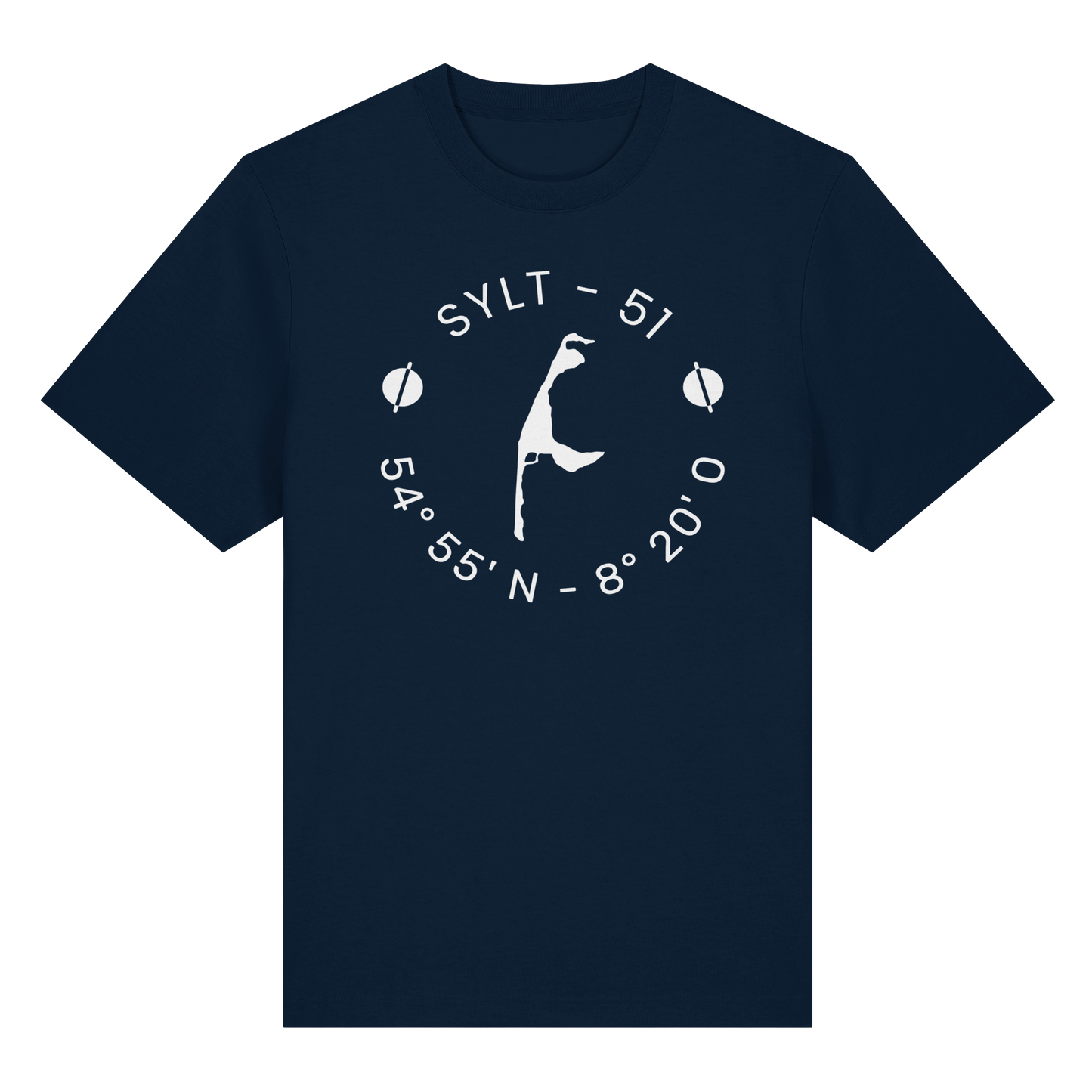 Sylter Heimathafen (rund-front) - Heavy T-Shirt