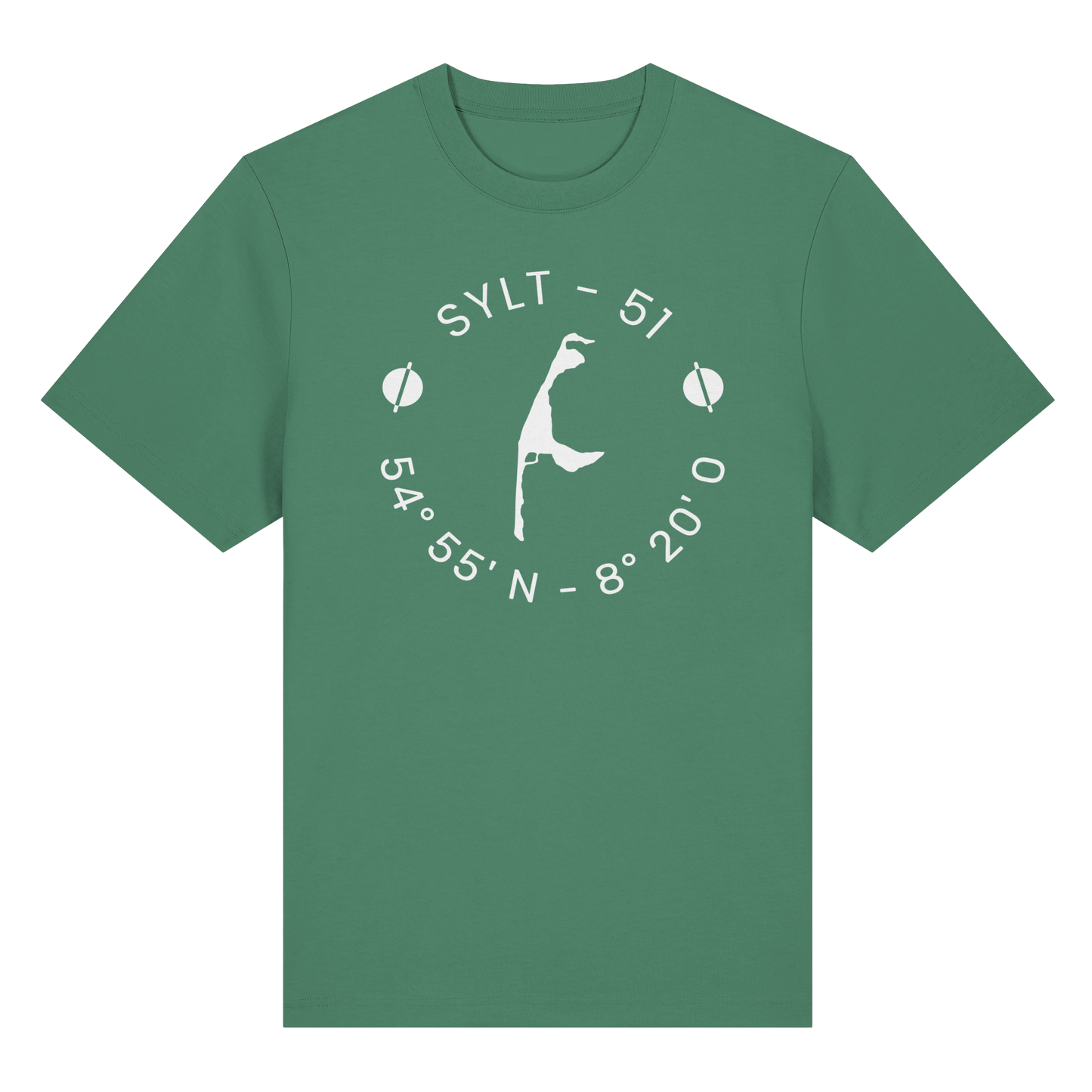 Sylter Heimathafen (rund-front) - Heavy T-Shirt