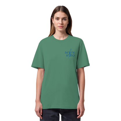 Deine Koordinaten_blau - Heavy T-Shirt (Relaxed Fit bis 3XL)