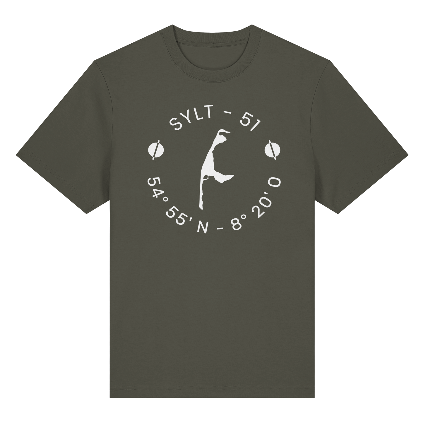 Sylter Heimathafen (rund-front) - Heavy T-Shirt