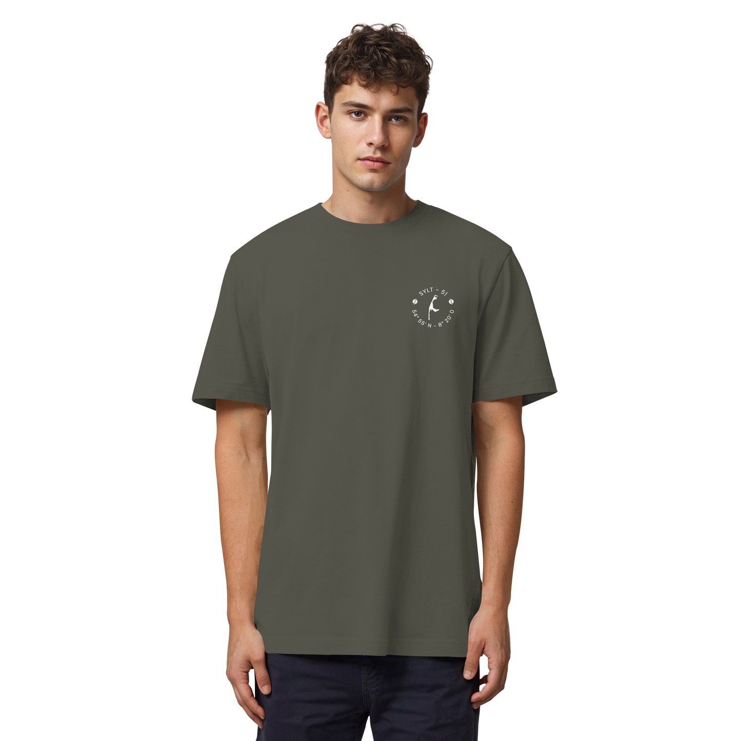 Sylter Heimathafen (small front) - Heavy T-Shirt