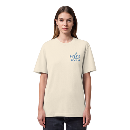 Deine Koordinaten_blau - Heavy T-Shirt (Relaxed Fit bis 3XL)