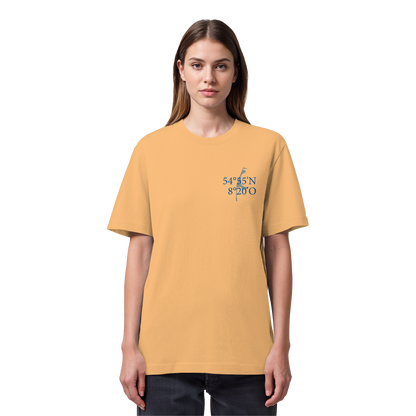 Deine Koordinaten_blau - Heavy T-Shirt (Relaxed Fit bis 3XL)
