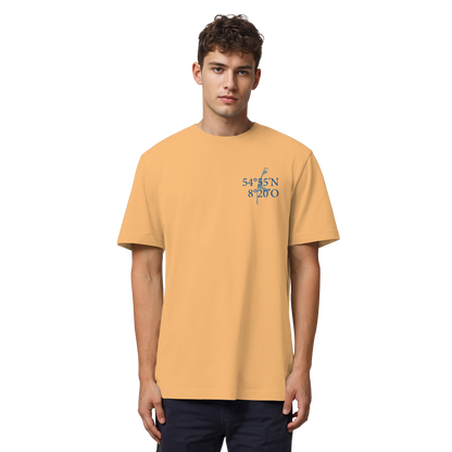 Deine Koordinaten_blau - Heavy T-Shirt (Relaxed Fit bis 3XL)