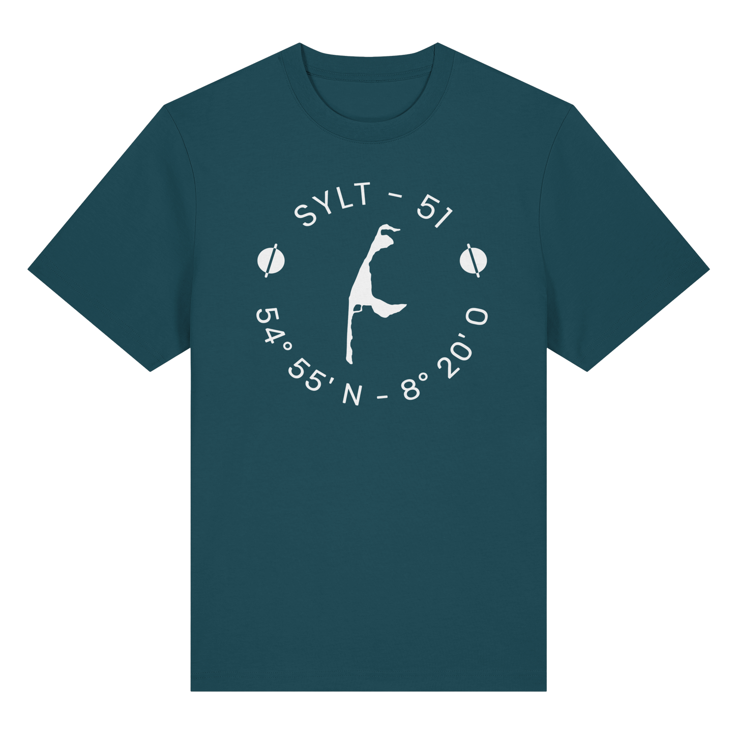 Sylter Heimathafen (rund-front) - Heavy T-Shirt
