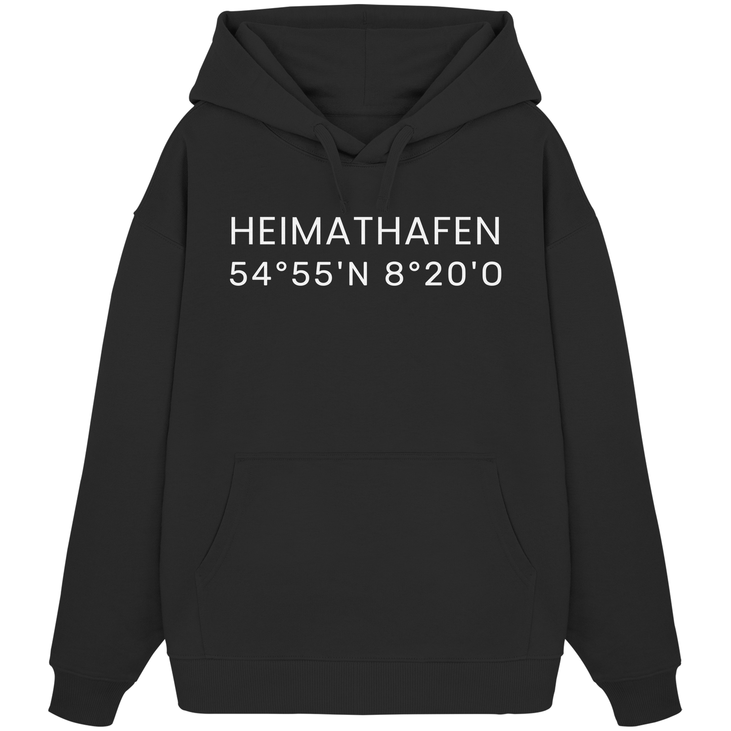 Heimat Sylt - deine Koordinate_Insel_only - Oversize Hoodie