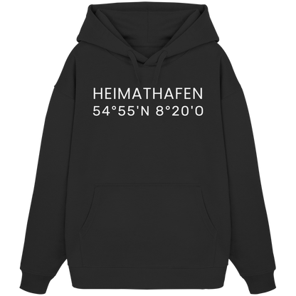Heimat Sylt - deine Koordinate_Insel_only - Oversize Hoodie