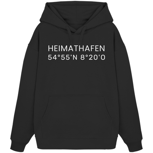 Heimat Sylt - deine Koordinate_Insel_only - Oversize Hoodie