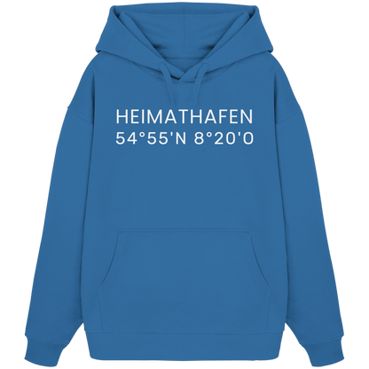 Heimat Sylt - deine Koordinate_Insel_only - Oversize Hoodie
