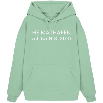 Heimat Sylt - deine Koordinate_Insel_only - Oversize Hoodie