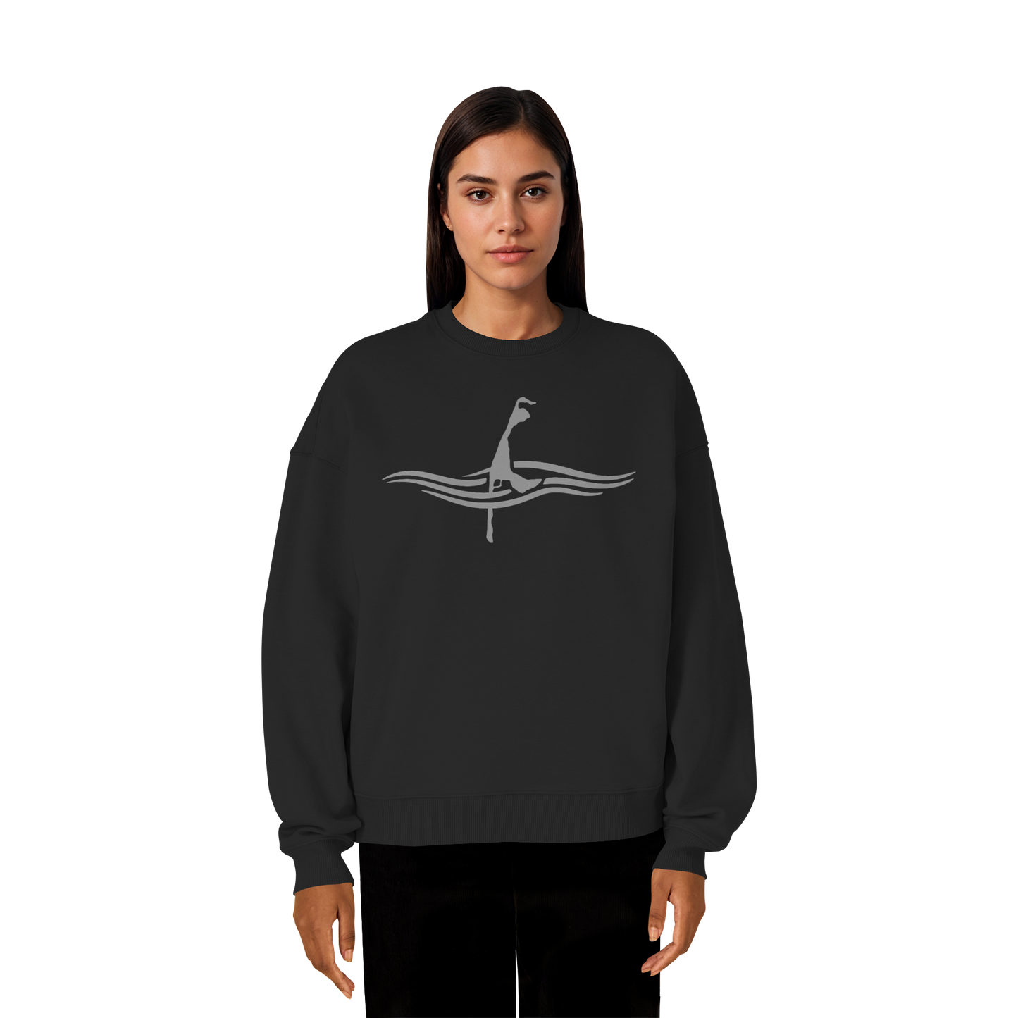 maritimes Sylt vom Meer umschlungen  - Oversize Sweatshirt