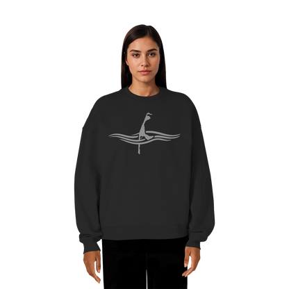 maritimes Sylt vom Meer umschlungen  - Oversize Sweatshirt
