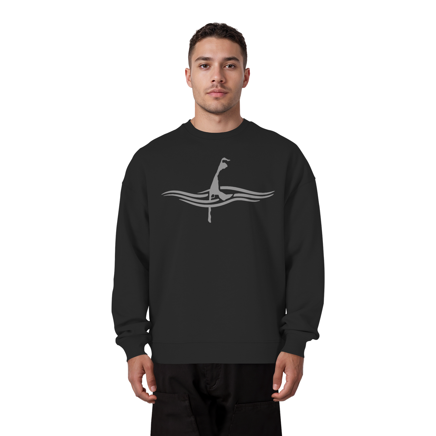 maritimes Sylt vom Meer umschlungen  - Oversize Sweatshirt