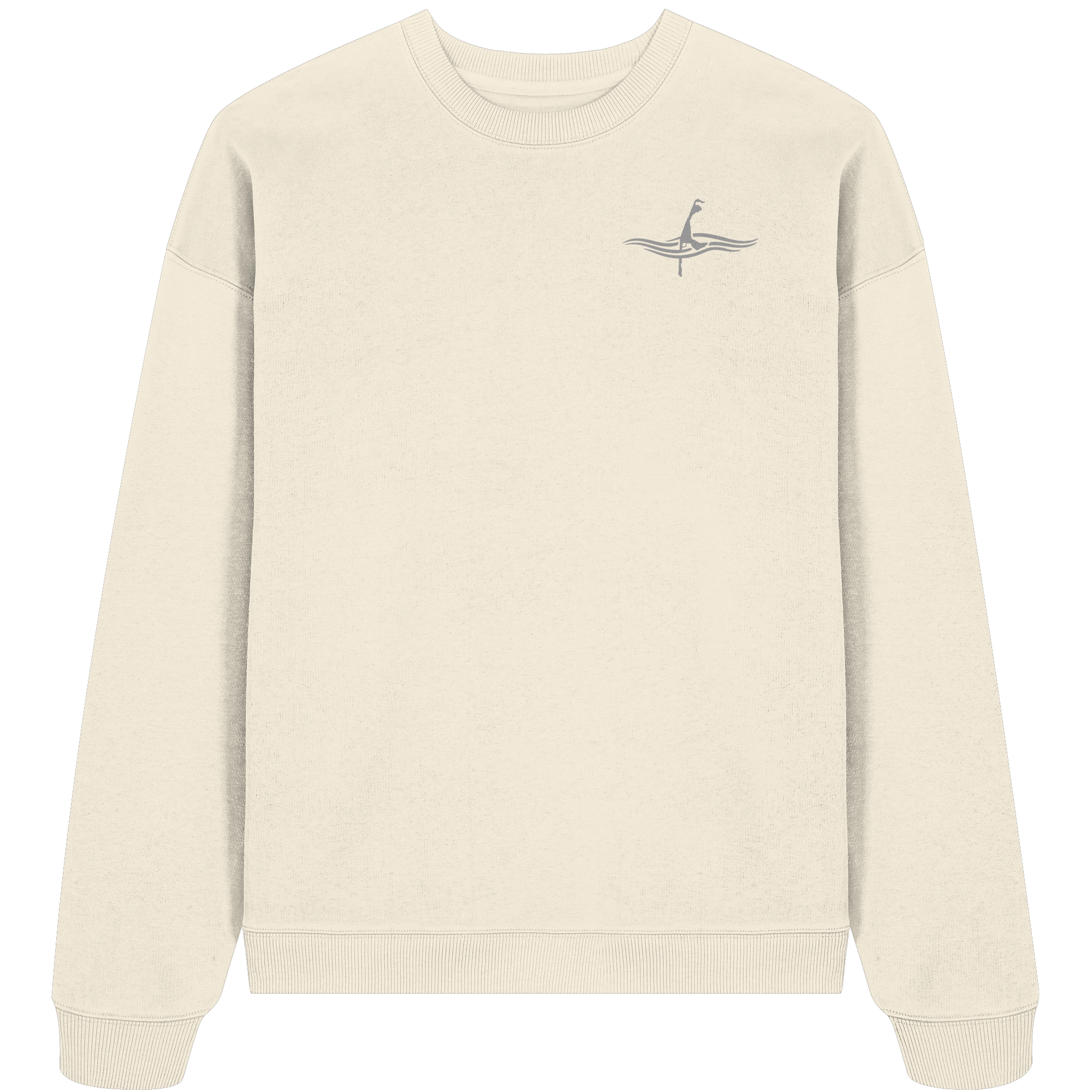 maritimes Sylt vom Meer umschlungen (Rücken) - Oversize Sweatshirt