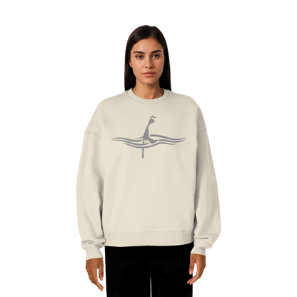 maritimes Sylt vom Meer umschlungen  - Oversize Sweatshirt