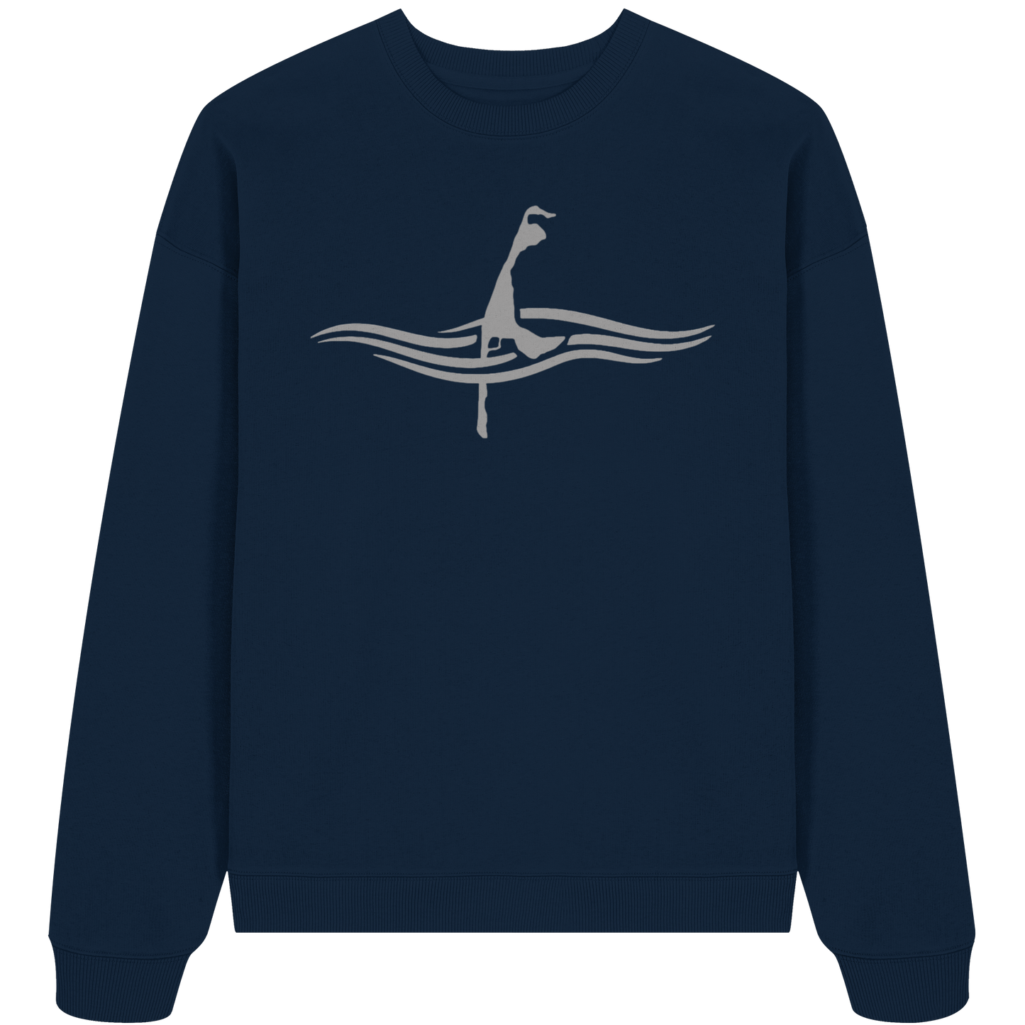maritimes Sylt vom Meer umschlungen  - Oversize Sweatshirt