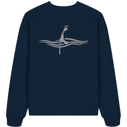maritimes Sylt vom Meer umschlungen  - Oversize Sweatshirt