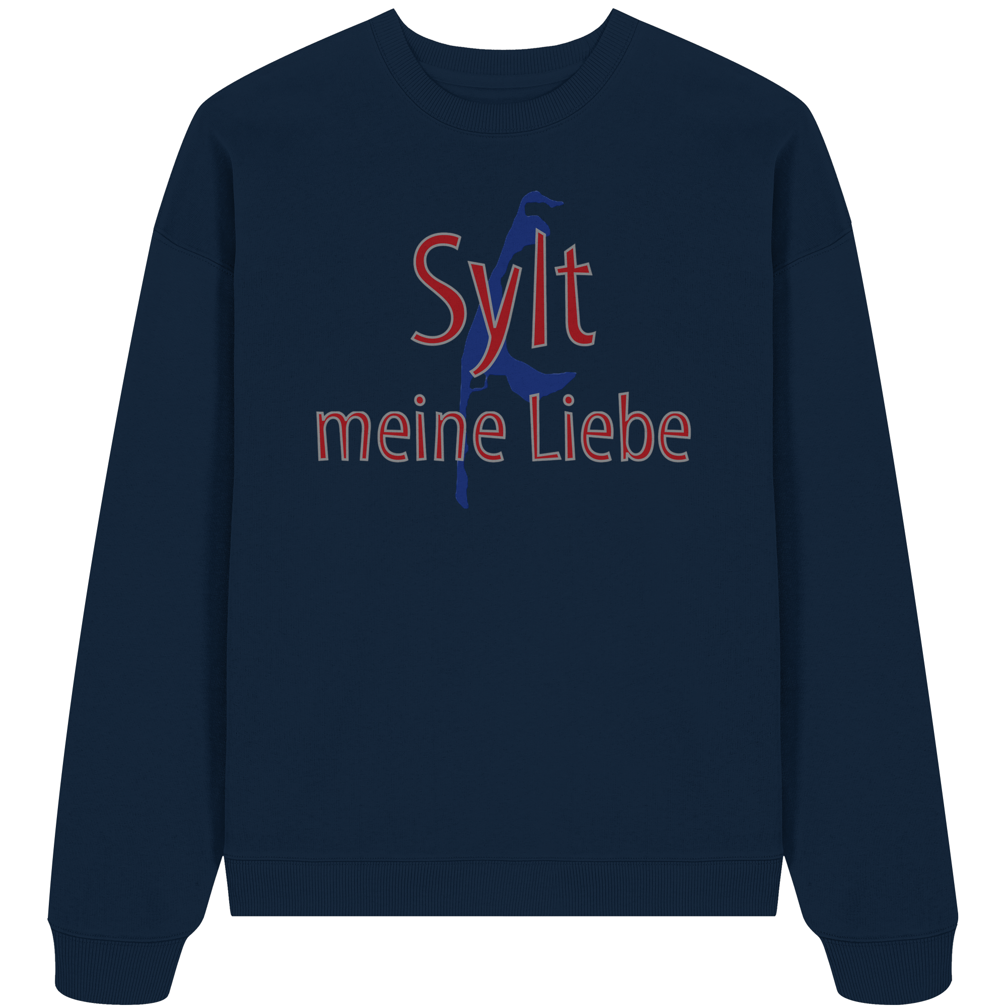 Sylt - meine Liebe zur Insel - Oversize Sweatshirt