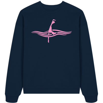 maritimes Sylt vom Meer umschlungen [rosa] - Oversize Sweatshirt