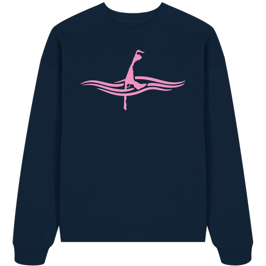 maritimes Sylt vom Meer umschlungen [rosa] - Oversize Sweatshirt