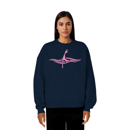 maritimes Sylt vom Meer umschlungen [rosa] - Oversize Sweatshirt