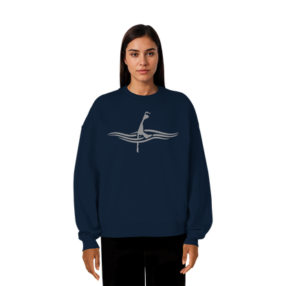 maritimes Sylt vom Meer umschlungen  - Oversize Sweatshirt