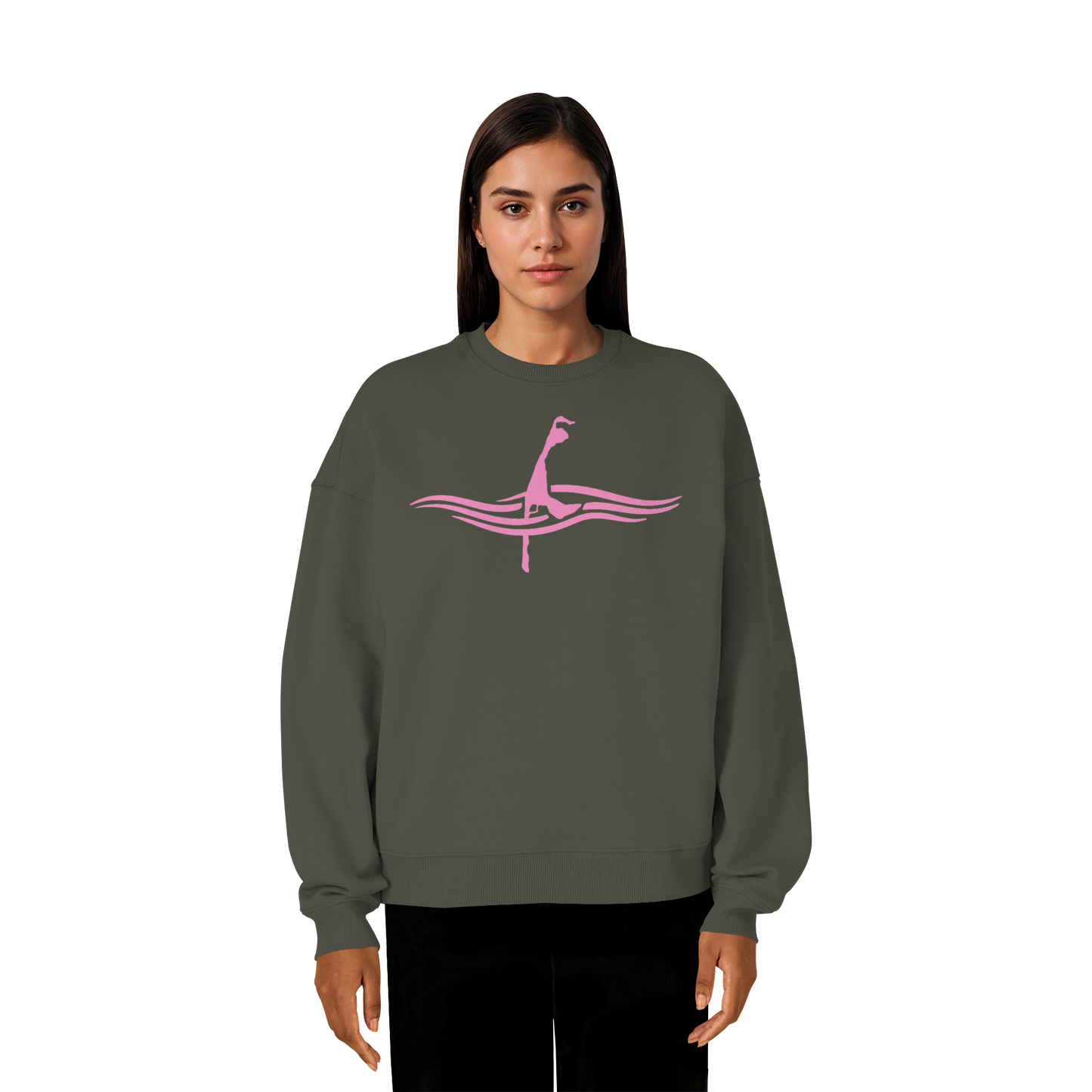 maritimes Sylt vom Meer umschlungen [rosa] - Oversize Sweatshirt