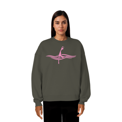 maritimes Sylt vom Meer umschlungen [rosa] - Oversize Sweatshirt
