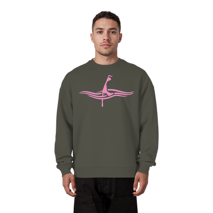 maritimes Sylt vom Meer umschlungen [rosa] - Oversize Sweatshirt