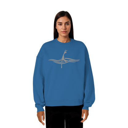 maritimes Sylt vom Meer umschlungen  - Oversize Sweatshirt