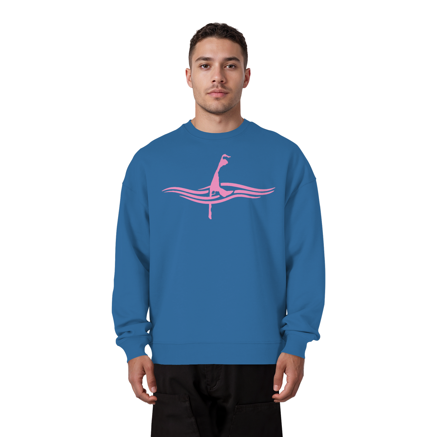 maritimes Sylt vom Meer umschlungen [rosa] - Oversize Sweatshirt