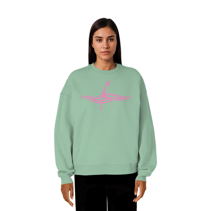 maritimes Sylt vom Meer umschlungen [rosa] - Oversize Sweatshirt