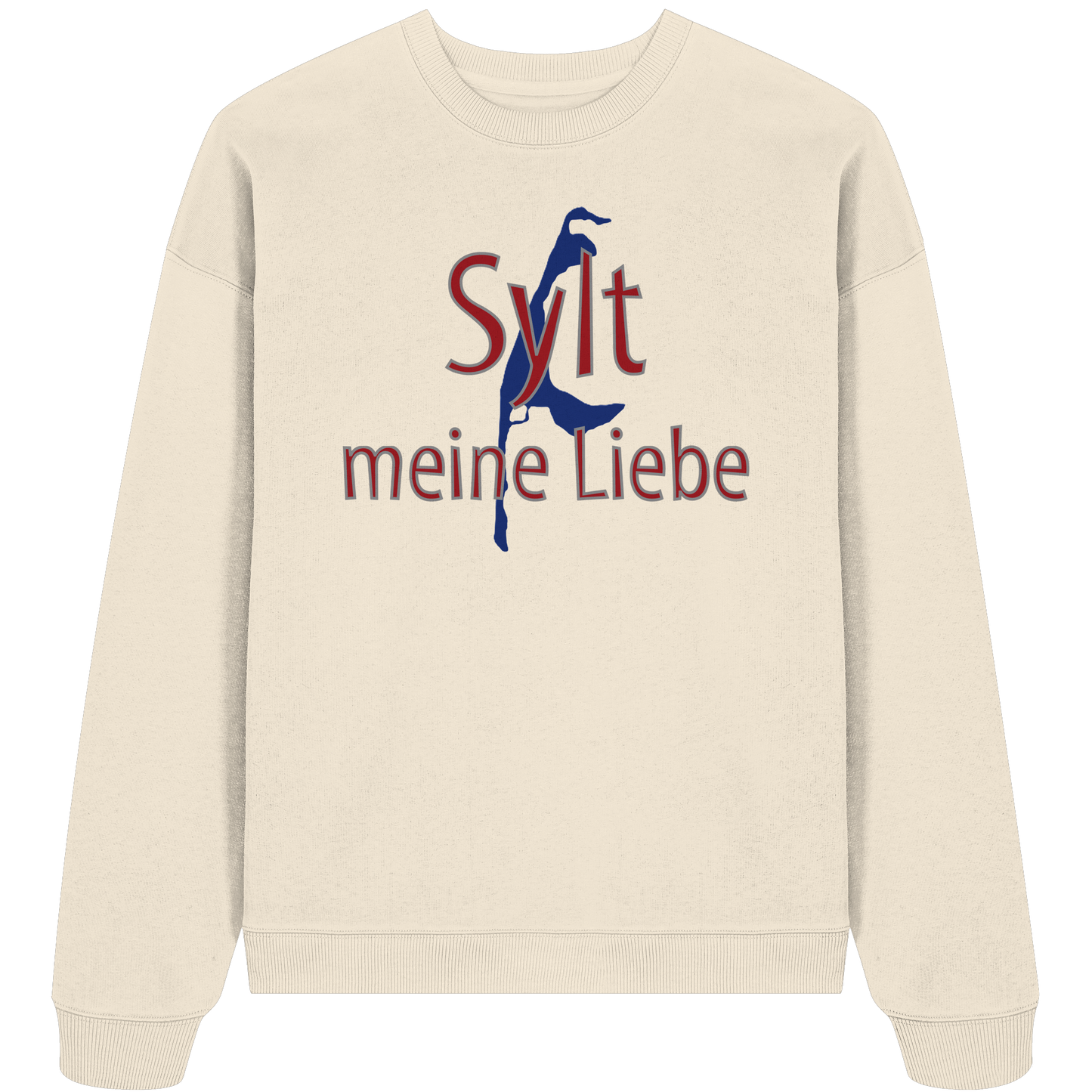 Sylt - meine Liebe zur Insel - Oversize Sweatshirt