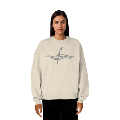 maritimes Sylt vom Meer umschlungen  - Oversize Sweatshirt