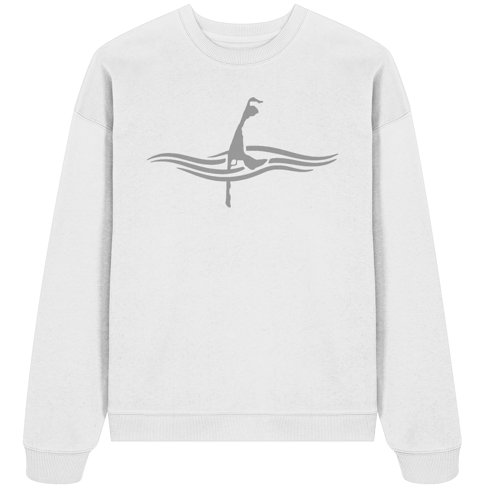 maritimes Sylt vom Meer umschlungen  - Oversize Sweatshirt