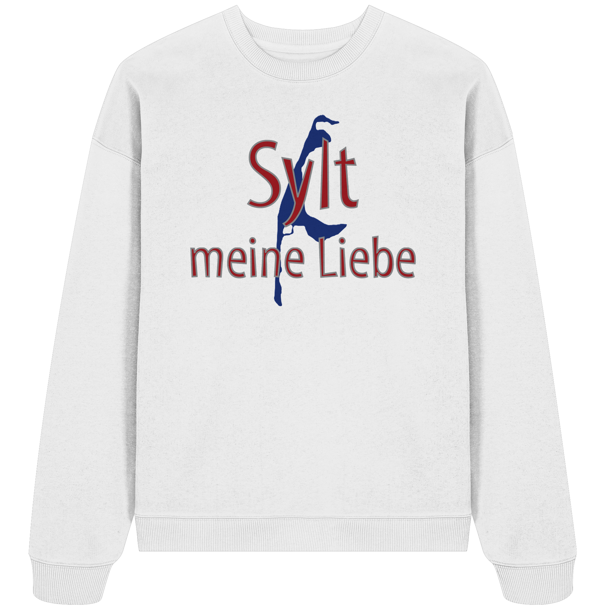Sylt - meine Liebe zur Insel - Oversize Sweatshirt