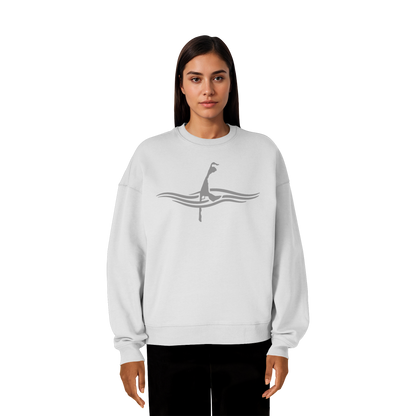 maritimes Sylt vom Meer umschlungen  - Oversize Sweatshirt