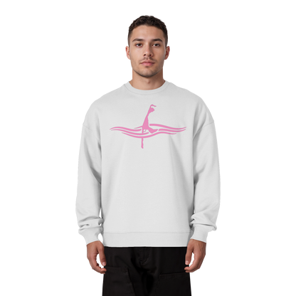 maritimes Sylt vom Meer umschlungen [rosa] - Oversize Sweatshirt