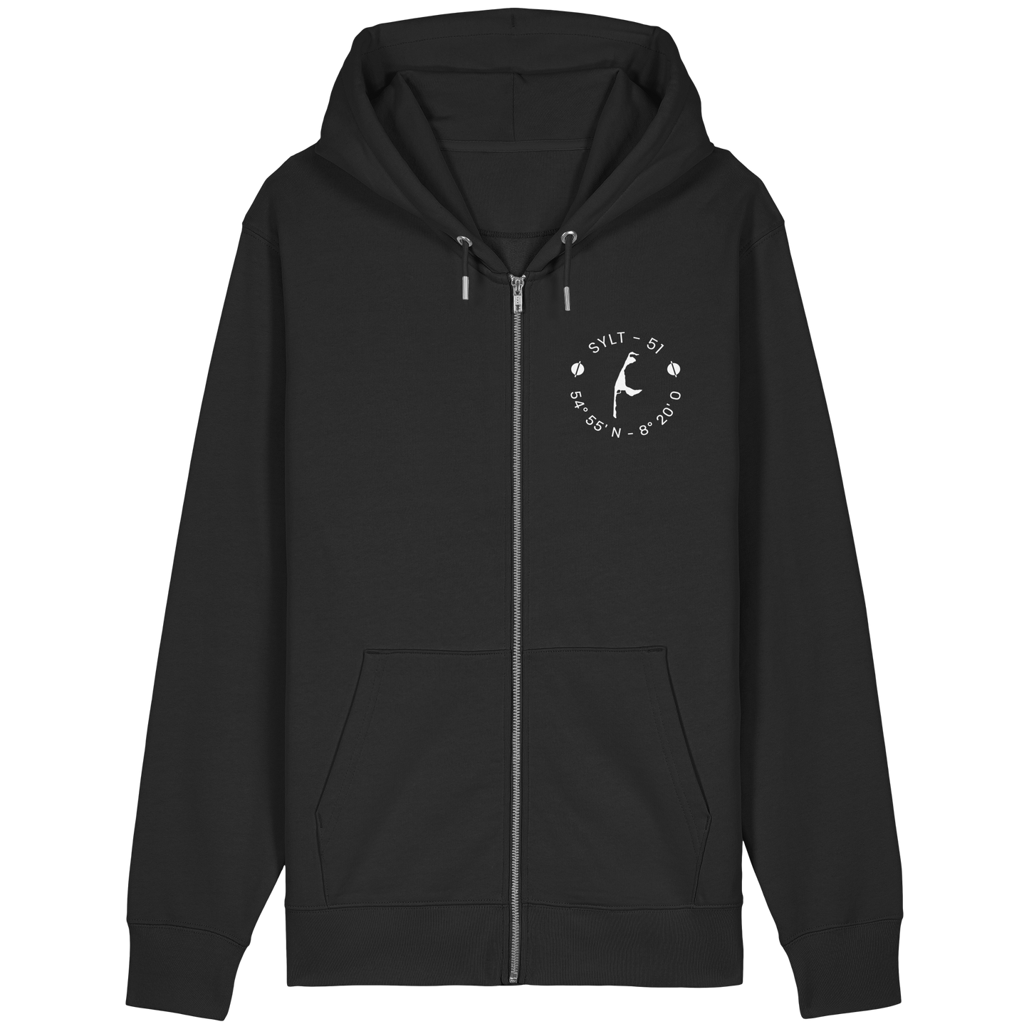 Sylter Heimathafen - Organic Relaxed Zipper (front & back)