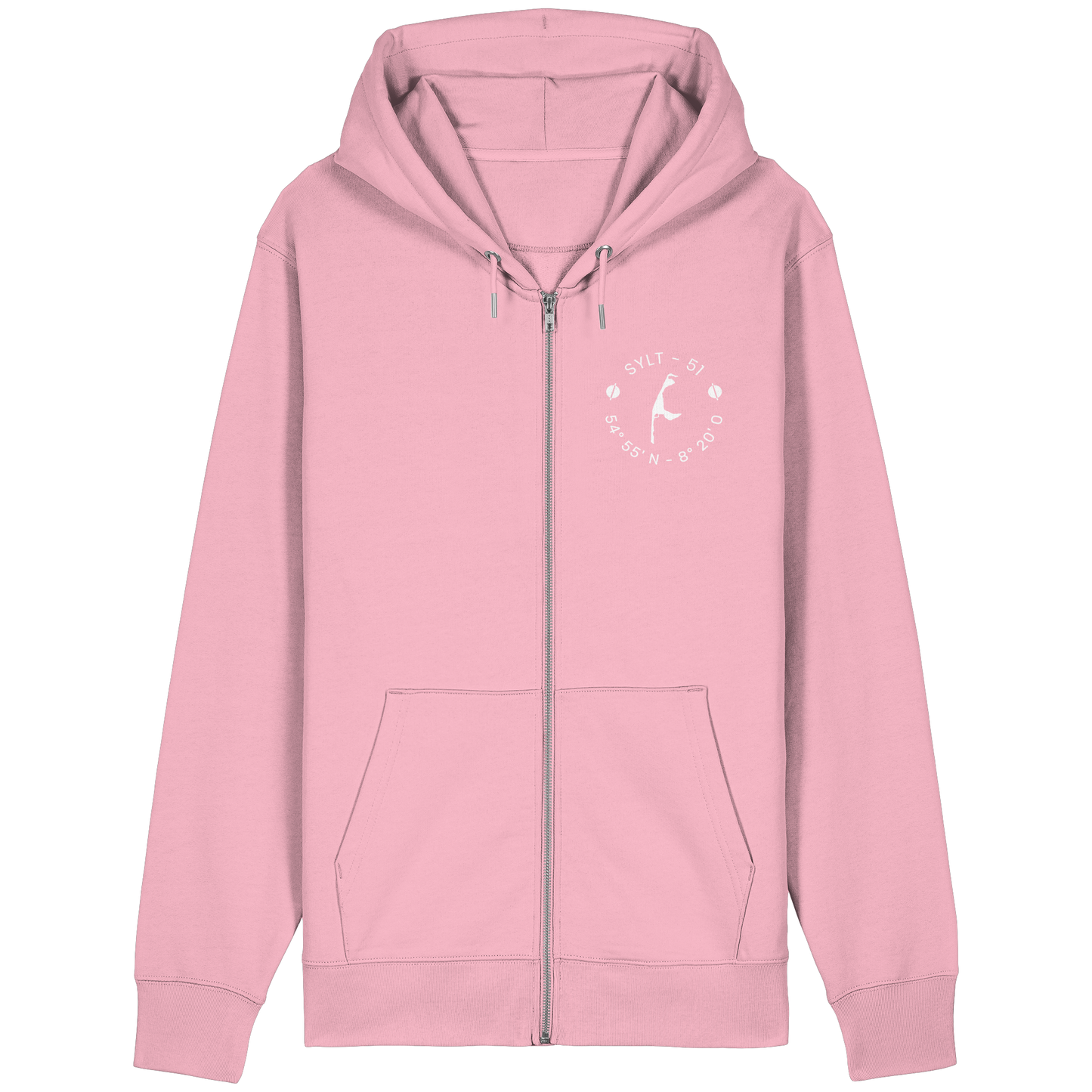 Sylter Heimathafen - Organic Relaxed Zipper (front & back)
