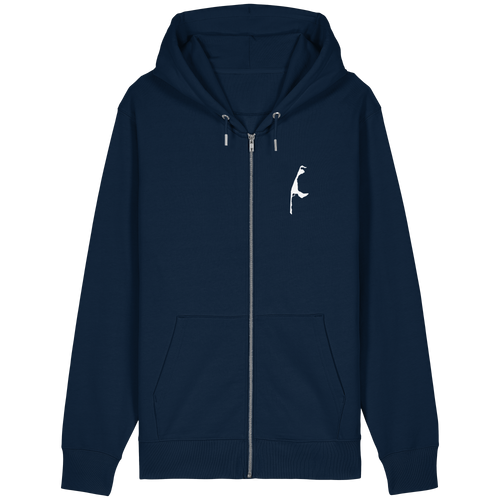 Dein Relaxed Zipper mit Koordinate und Insel