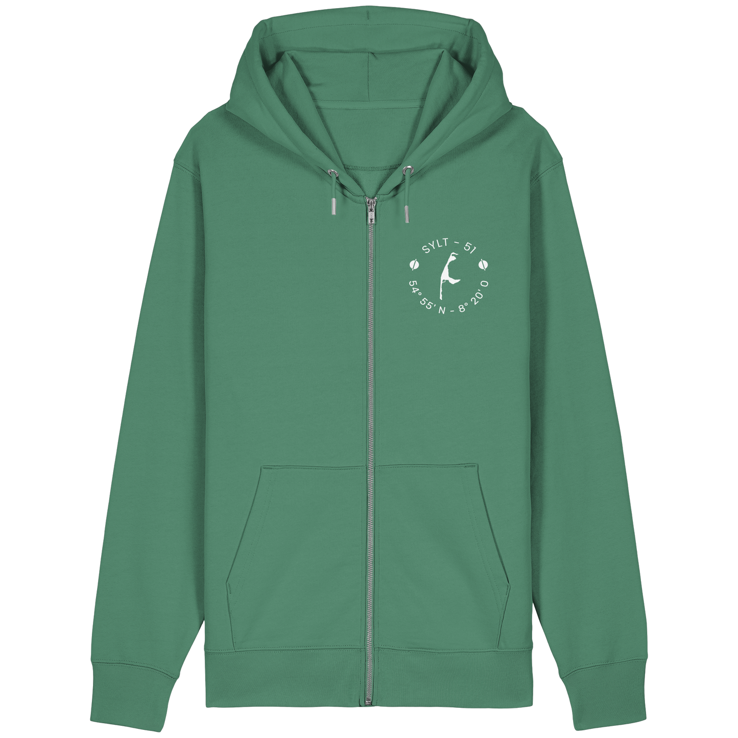 Sylter Heimathafen - Organic Relaxed Zipper (front & back)