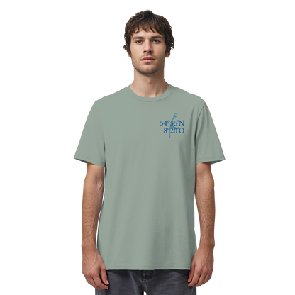 Deine Koordinaten_blau - Basic Shirt
