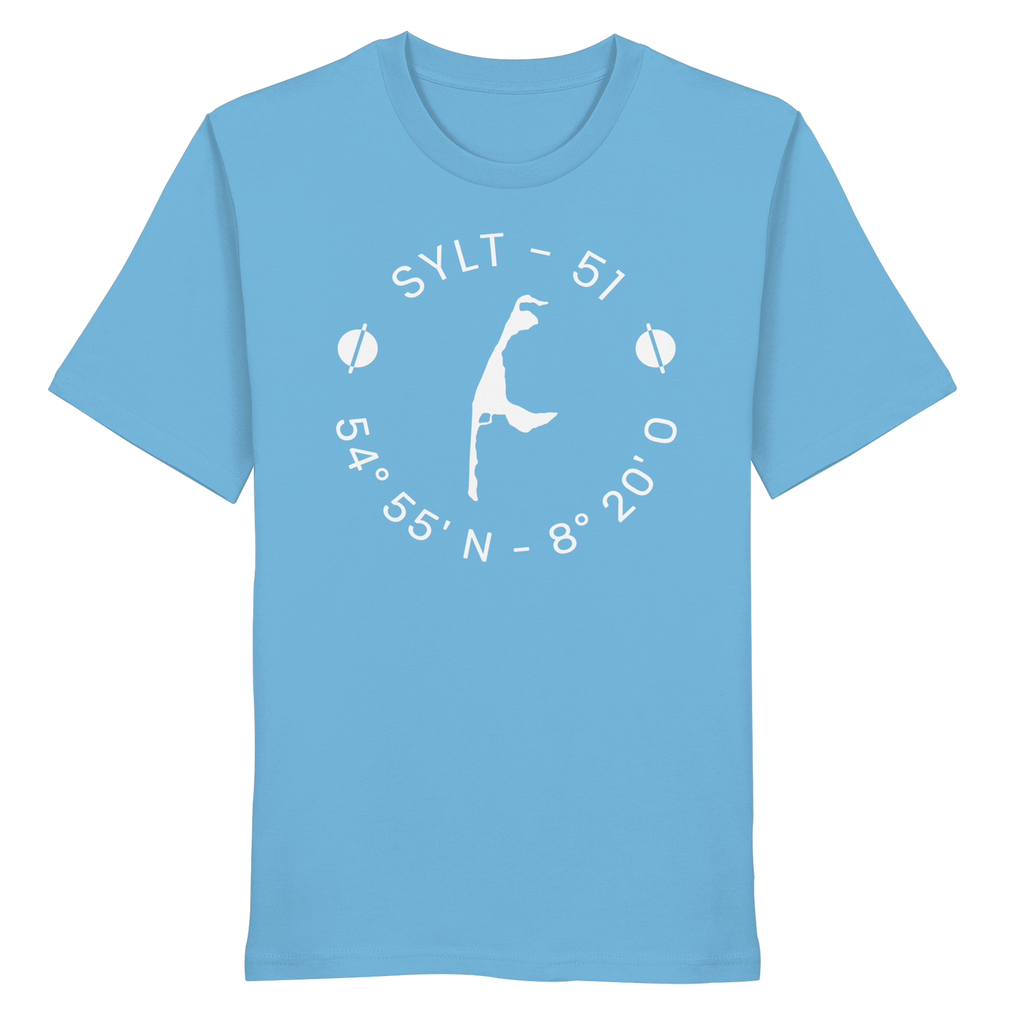 Sylter Heimathafen (rund-front) - Basic Shirt