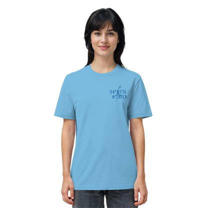 Deine Koordinaten_blau - Basic Shirt