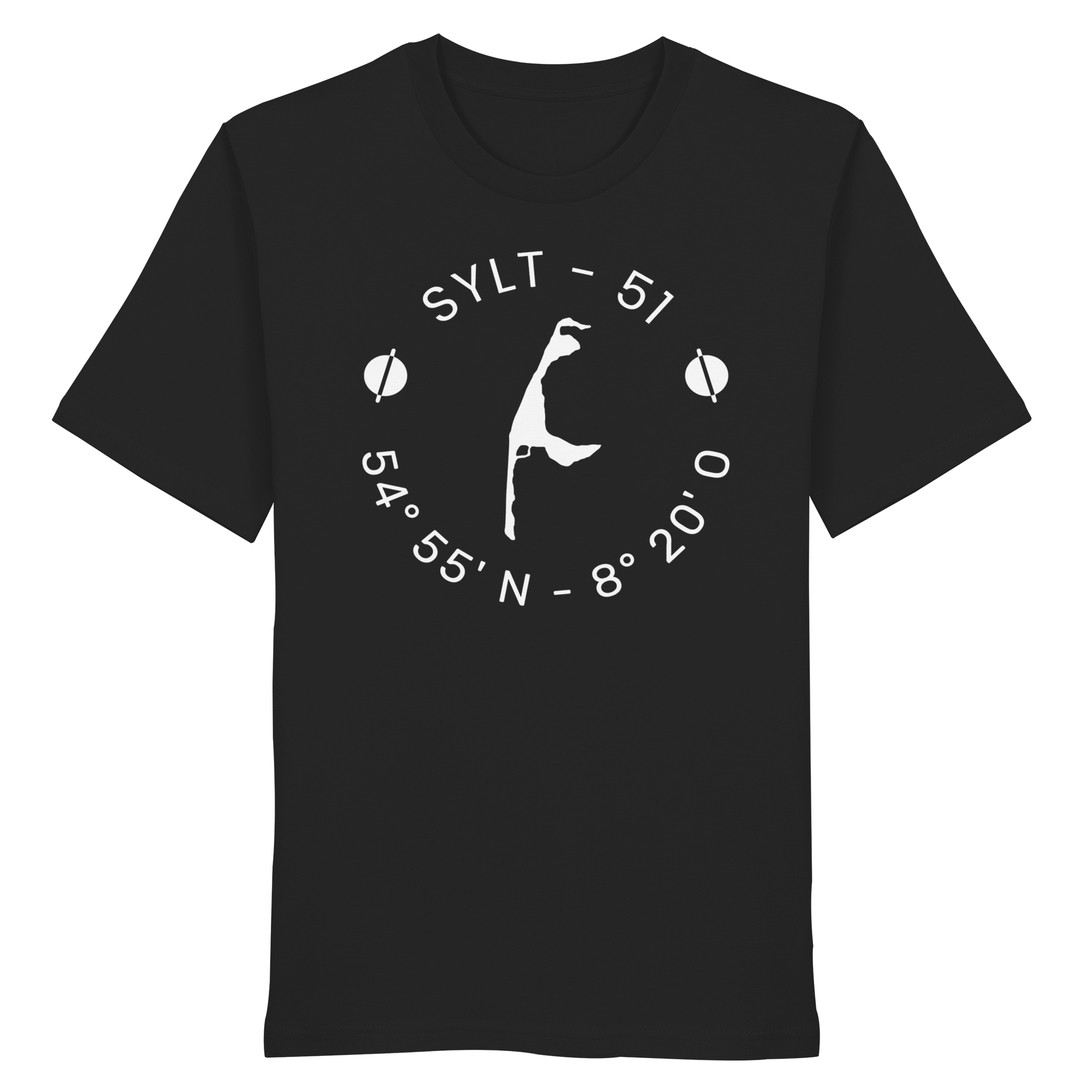 Sylter Heimathafen (rund-front) - Basic Shirt