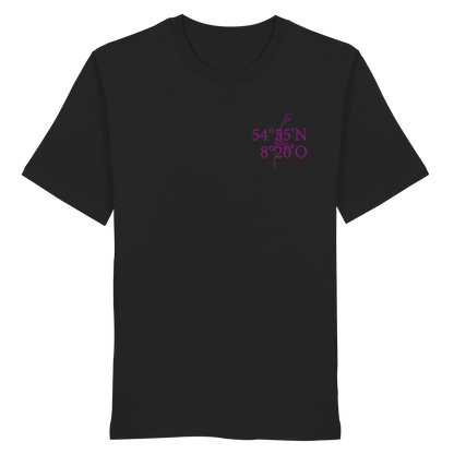 Deine Koordinate_lila - Basic Shirt