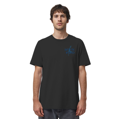 Deine Koordinaten_blau - Basic Shirt