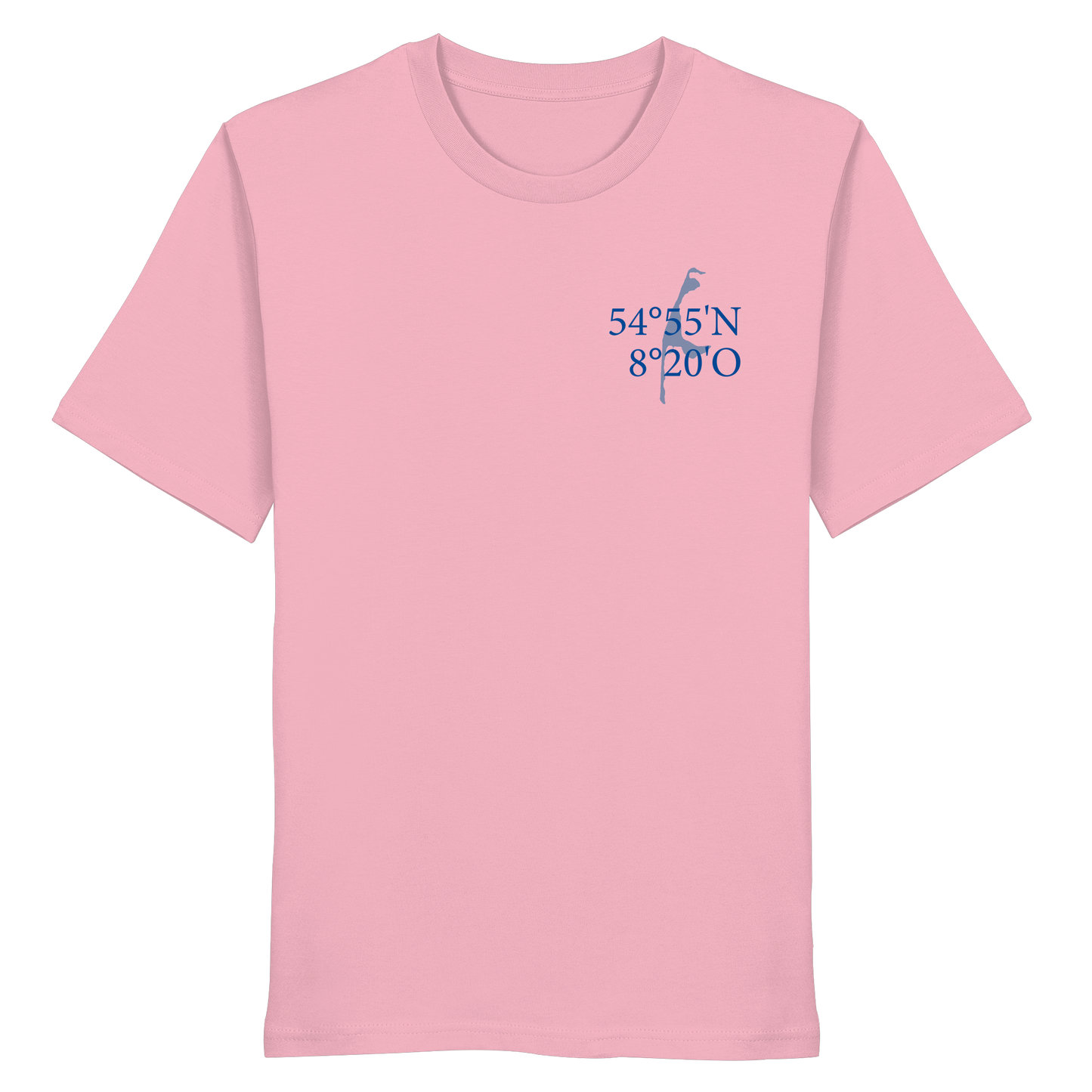 Deine Koordinaten_blau - Basic Shirt